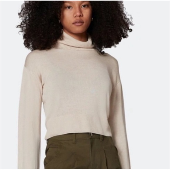 Most of All Women’s Lovisa Palomina Sweater Pullover Cropped Turtleneck Ribbed S - Picture 2 of 10
